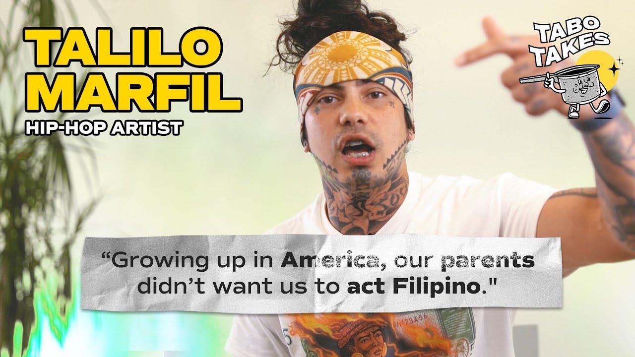 What does Filipino rapper Talilo think of life growing up Filipino American?