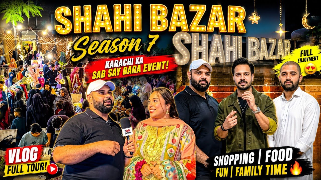 Shahi Bazaar | Habitt City Karachi | Season 7 | Karachi Market Vlog | Bilal Sheikh Official Channel