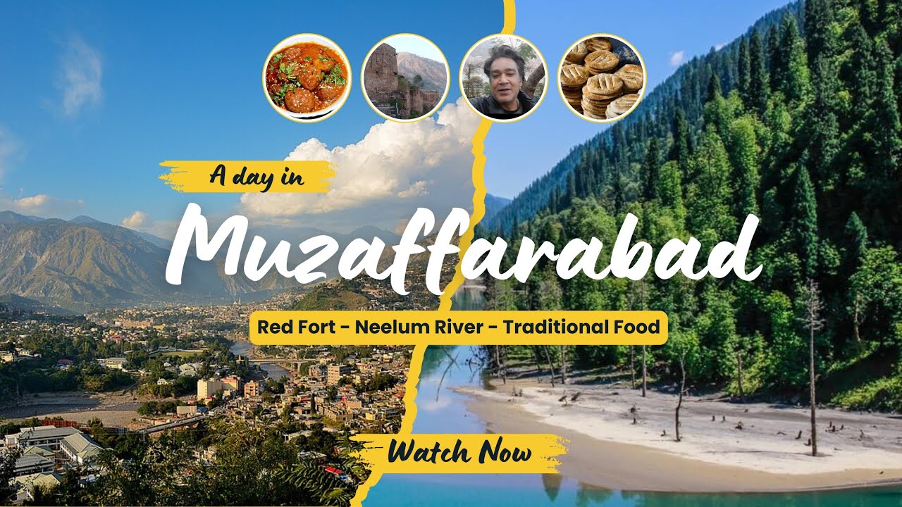 A Day In Muzaffar-abad | Unplugged Asad  |Traditional Food | Red Fort | River Neelum 