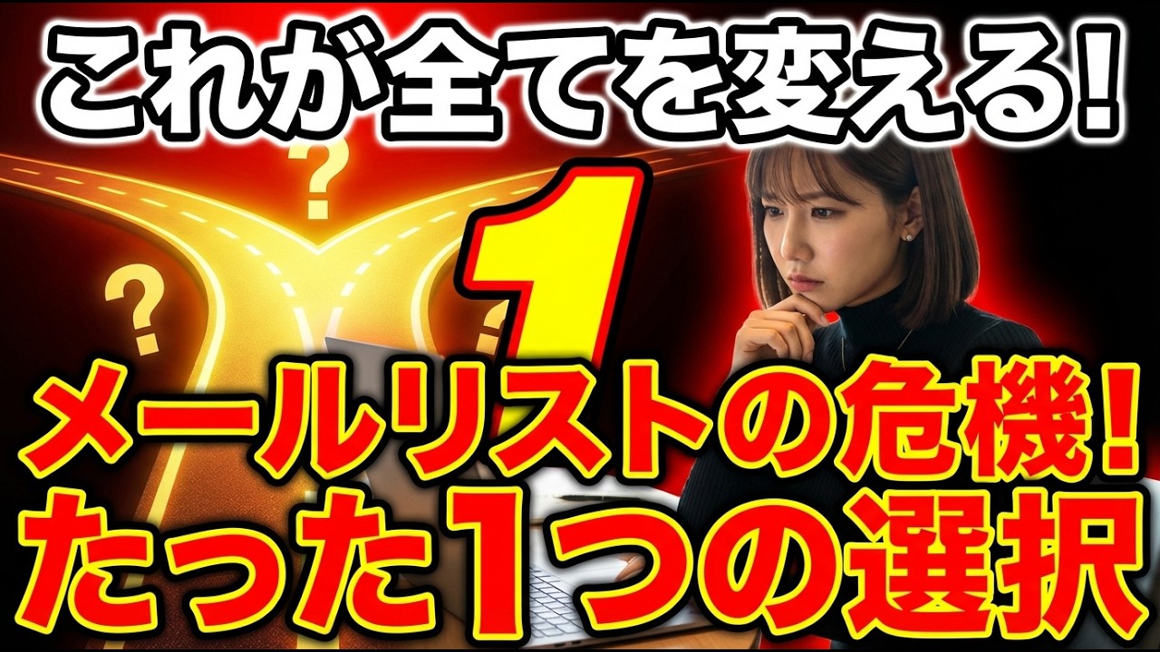 メルマガリストが集まらない人がやるべき「たった1つの選択」