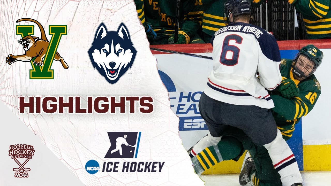 Vermont vs UConn | NCAA College Hockey Highlights | January 16, 2026