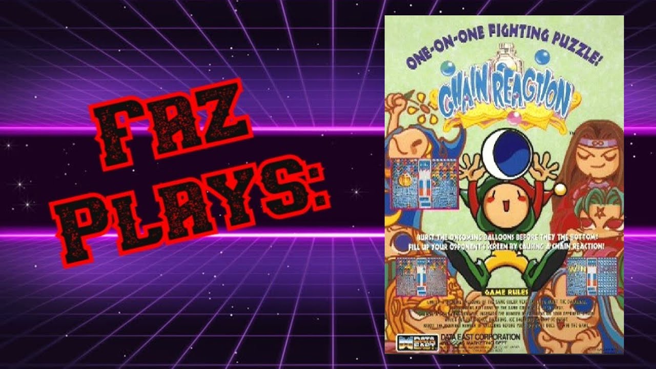 Faz Plays: Chain Reaction (Arcade / Evercade)(Gameplay) - Data East Arcade 1