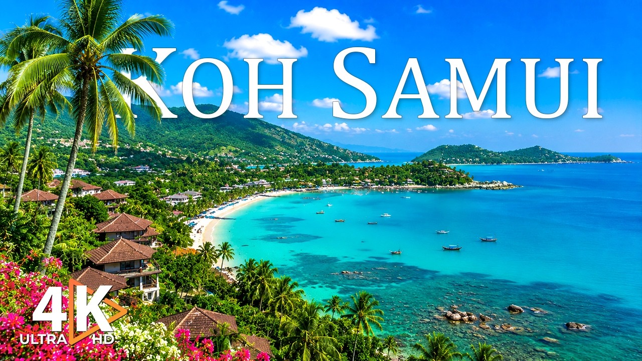 Koh Samui 4K | Paradise Beaches, Crystal Blue Water & Relaxing Island Atmosphere