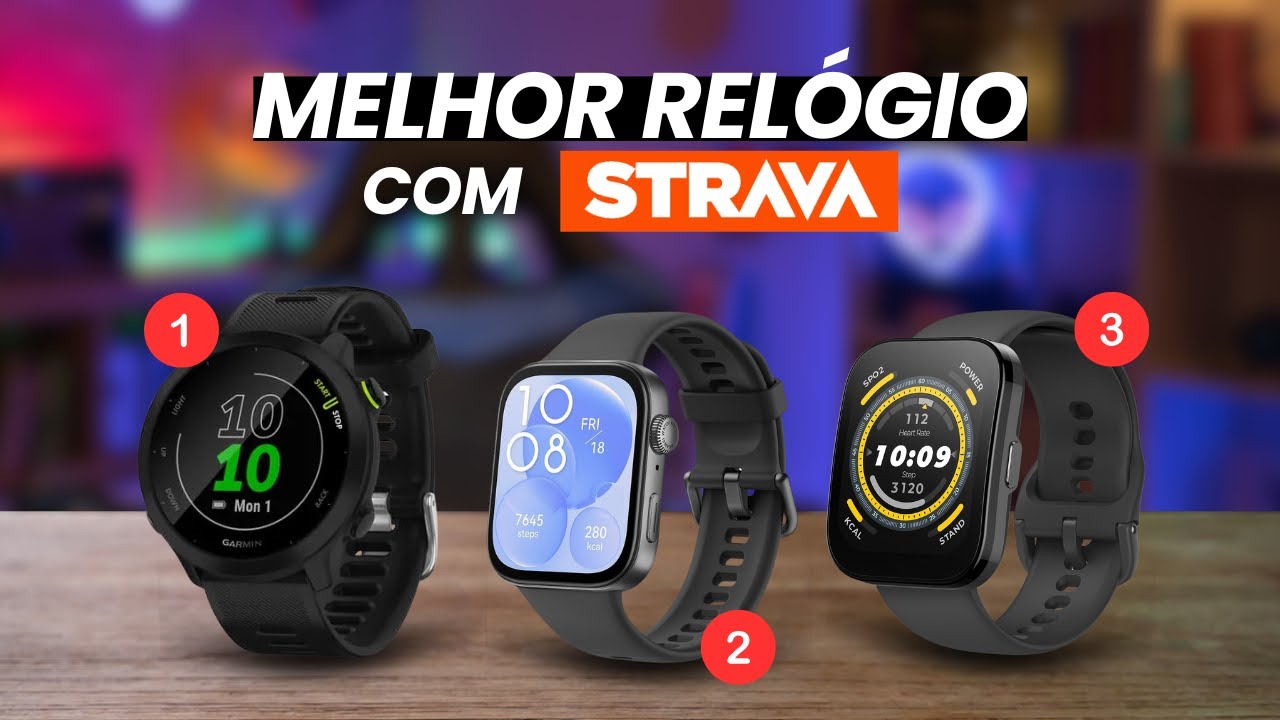 Top 3 Rel&oacute;gios Compat&iacute;veis com STRAVA (Melhor Custo-Benef&iacute;cio)