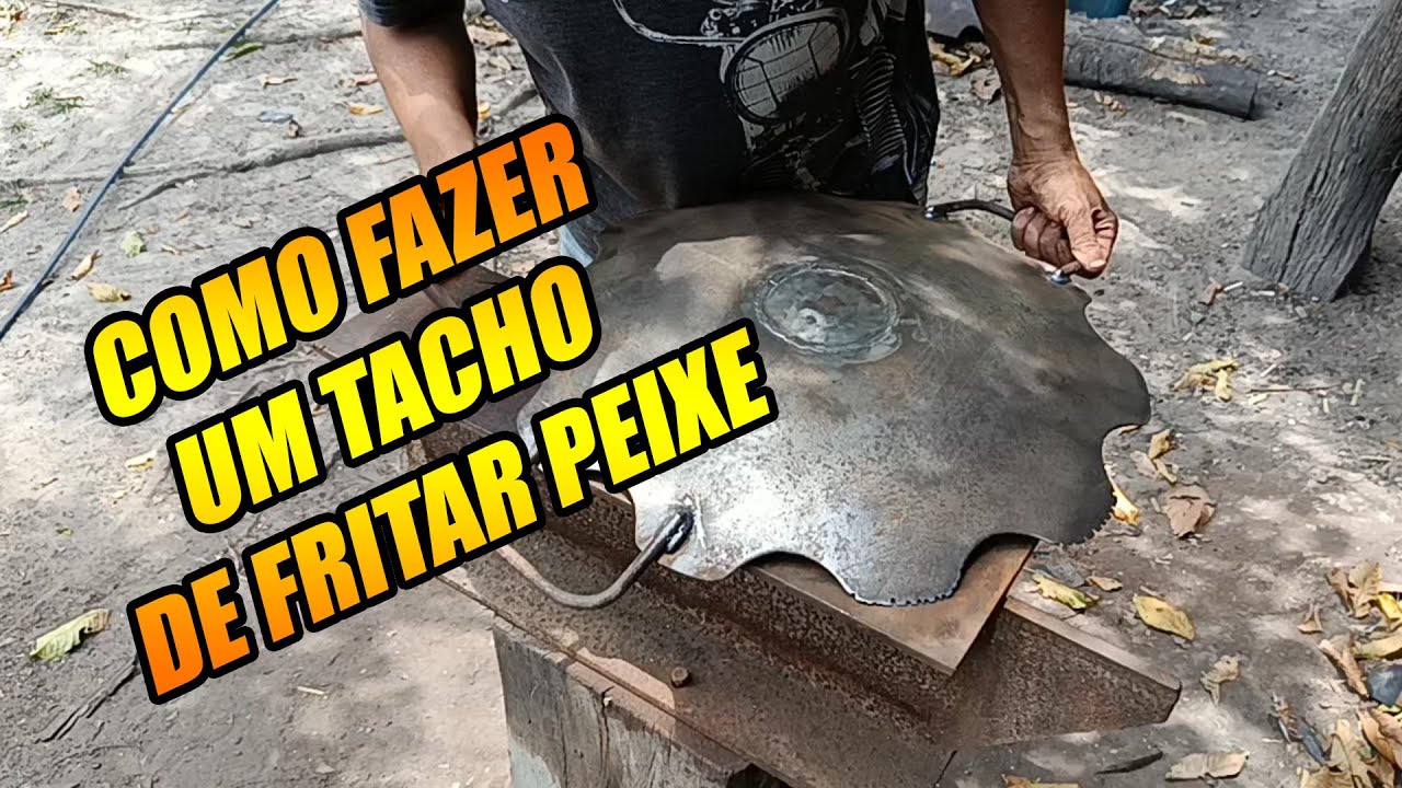 Como fazer um tacho de fritar peixe