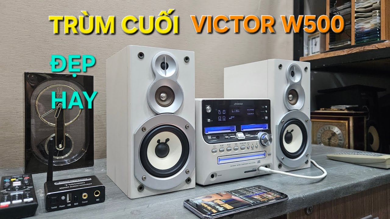 (Giá 2tr4) Loa 3 Đường Tiếng💥Trùm Cuối VICTOR W500 (Vũ 0908804711) 