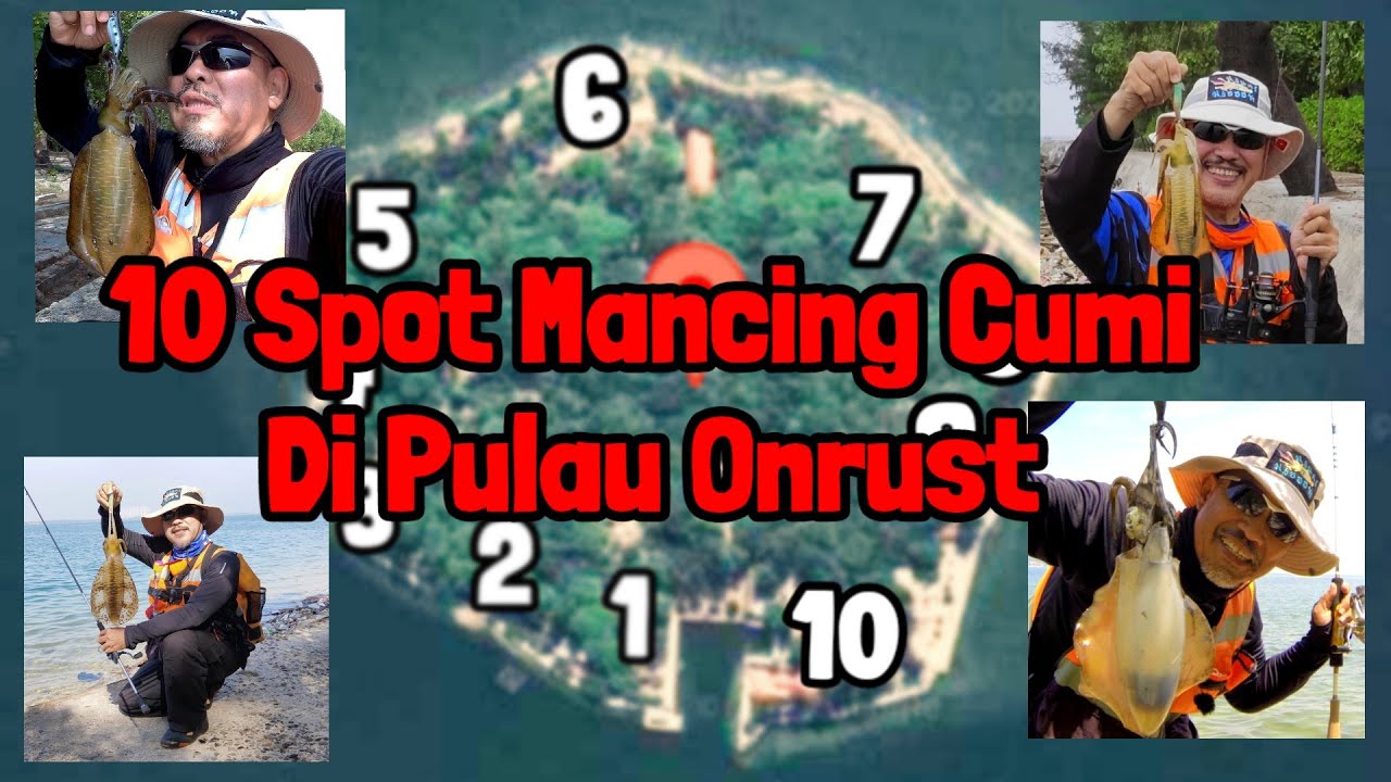 10 Spot Mancing Cumi Di Pulau Onrust