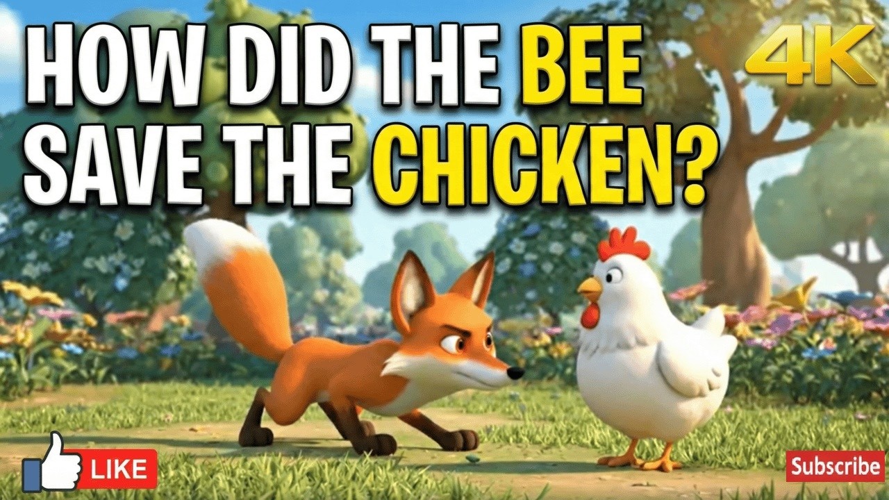 Little Bee Saves Chicken's Life From Fox