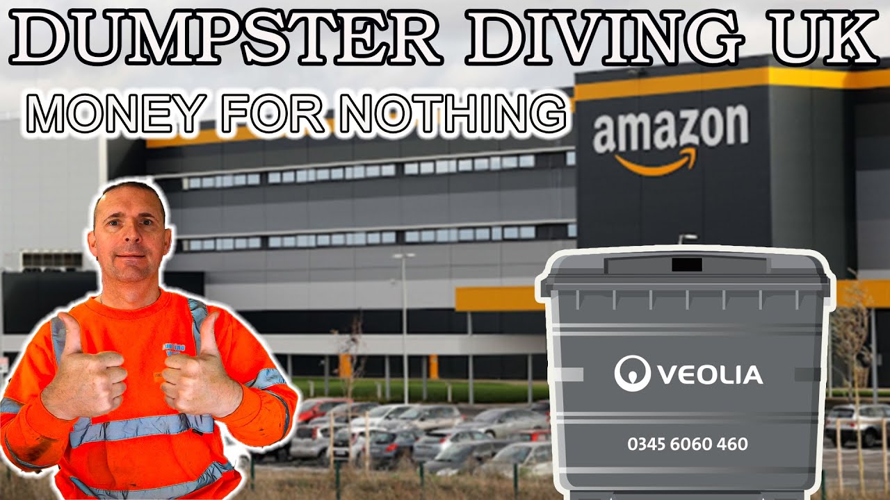 DUMPSTER DIVING UK AMAZON BOOK STORE THROWN AWAY