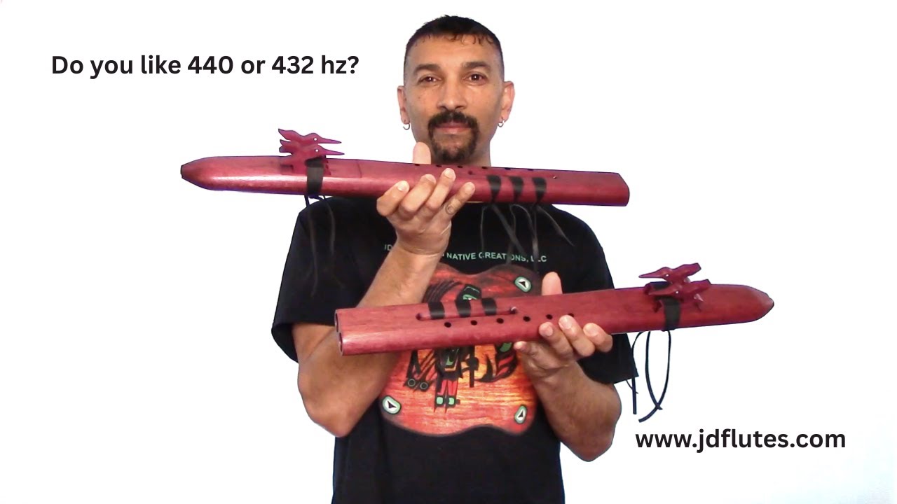 Native American Drone Flutes in 440 hz and 432 hz. Which flute do you like the best? JD Flutes...