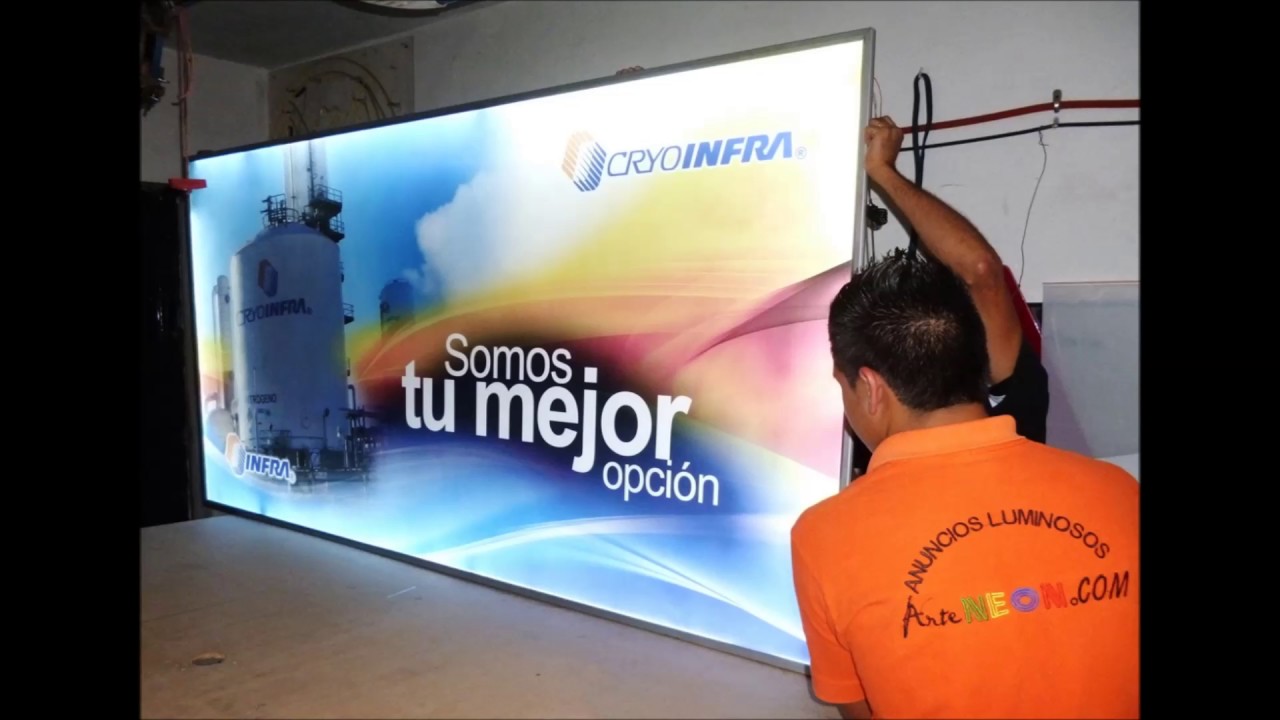Fabricacion caja de luz led ultra delgada Snap