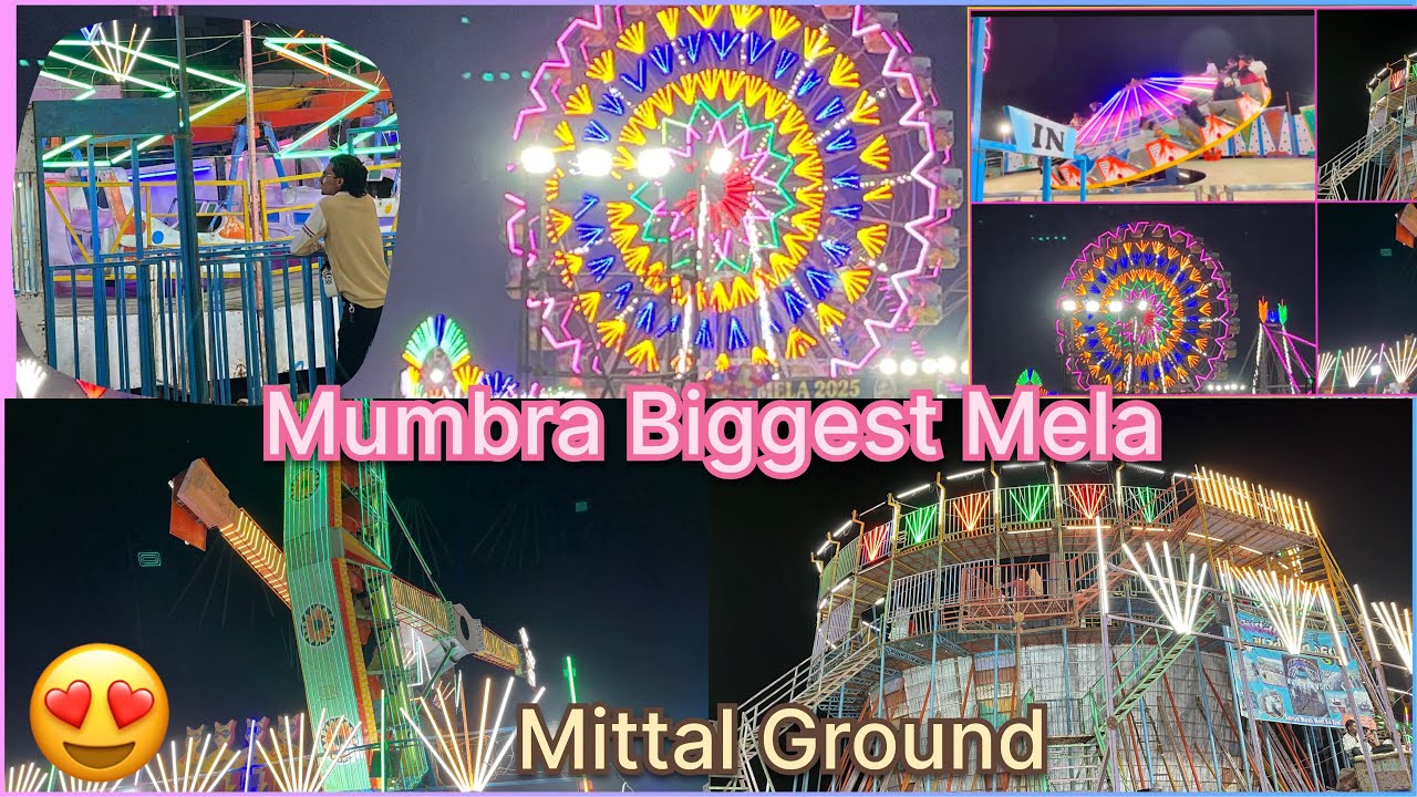 Mumbra Mittal Ground biggest Mela 😱| Eid mela Full HD vlog MM velly Mela #viralvideos #trendingvideo