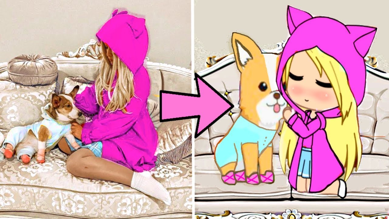 I Copied My Instagram Selfies In Gacha Life...