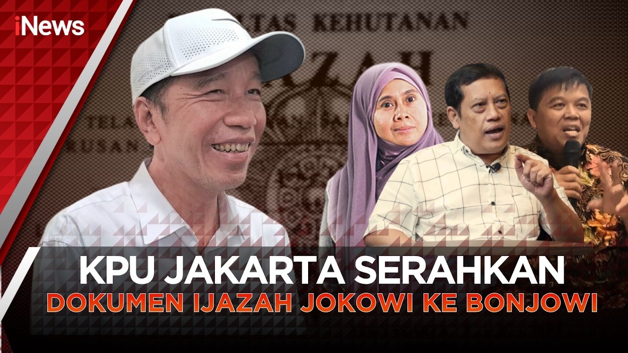 🔴[LIVE] Bon Jowi Terima Dokumen Ijazah Jokowi dari KPU Jakarta (10/04)