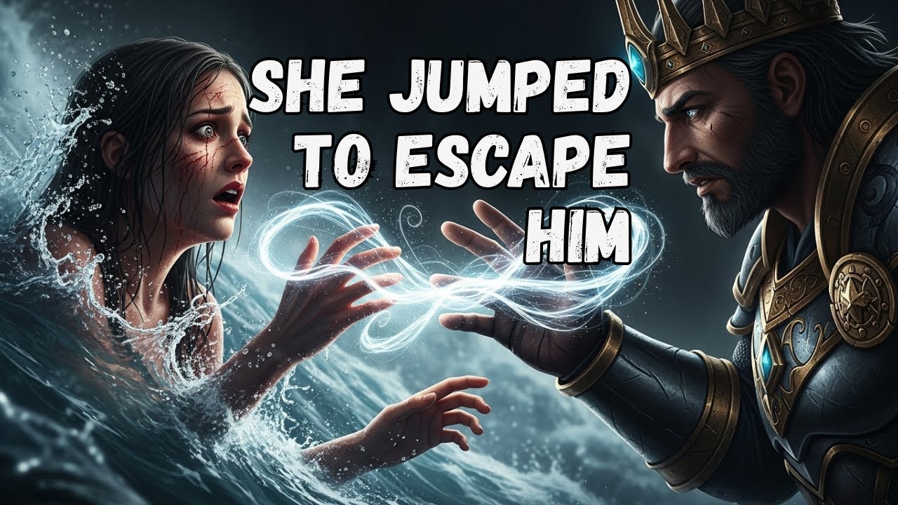 She Jumped to Escape Her Mate... The Alpha King Caught Her 🐺🌊