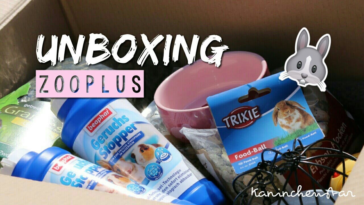 Zooplus Unboxing für Kaninchen 🐰📦 (Haul) | Kaninchenstar