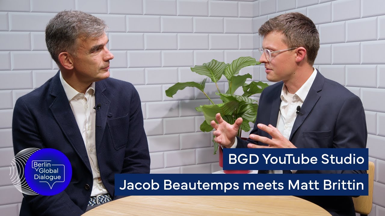 BGD x YouTube Studio | Jacob Beautemps meets Matt Brittin