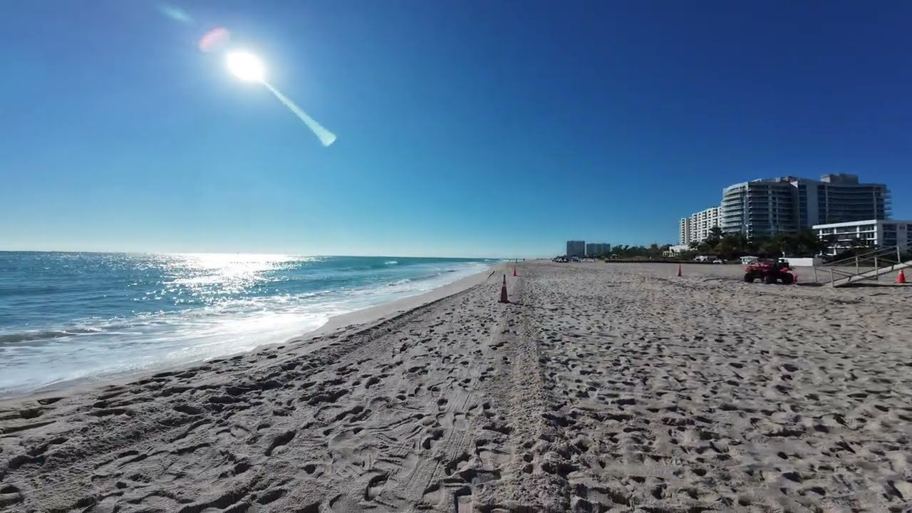 Caminando por la Playa desde el B Ocean Resort | Fort Lauderdale Beach