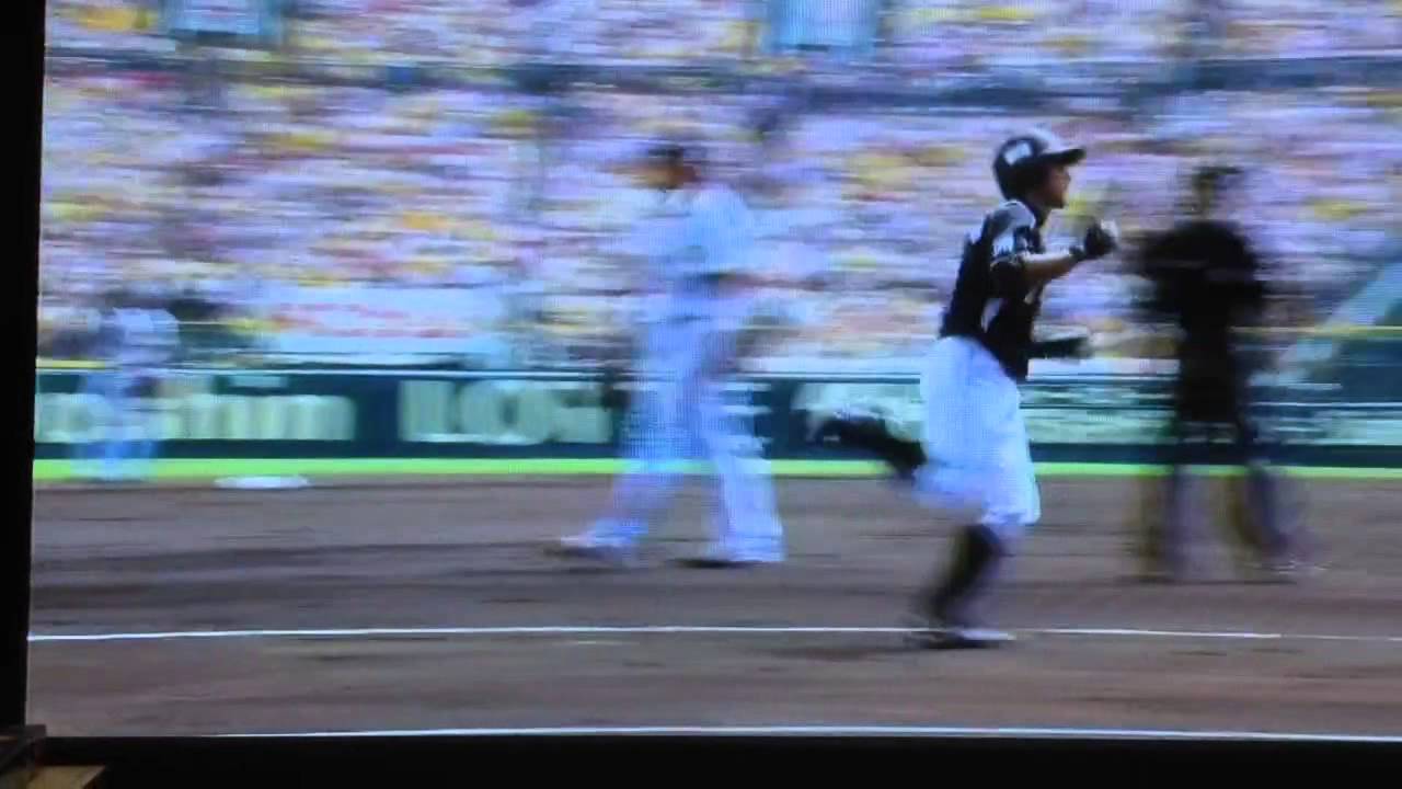 ロッテ根元の阪神能見からの甲子園バックスクリーン弾！！
