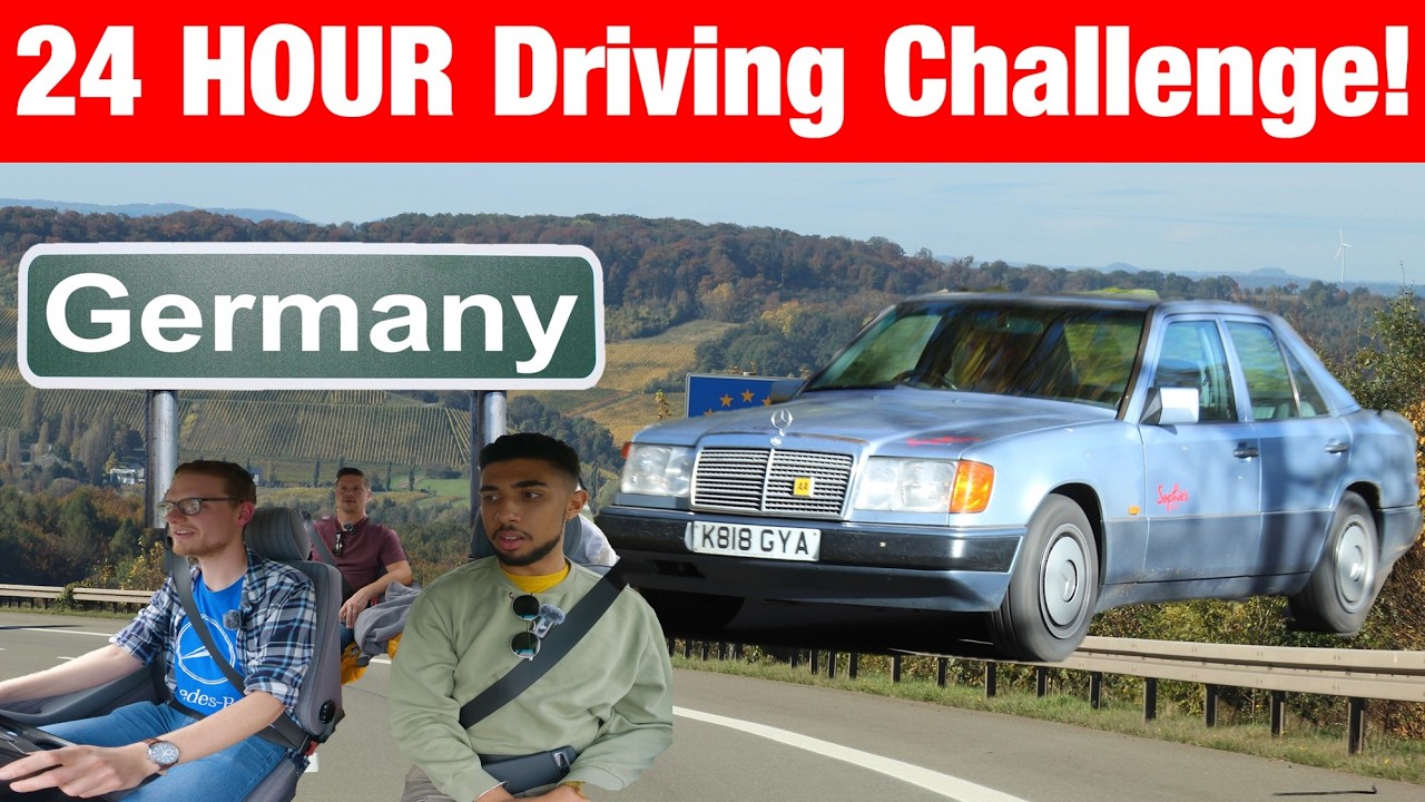 Driving 1200 Miles IN 24 HOURS In A Mercedes W124! @UPnDOWN Sophie's Legacy Challenge