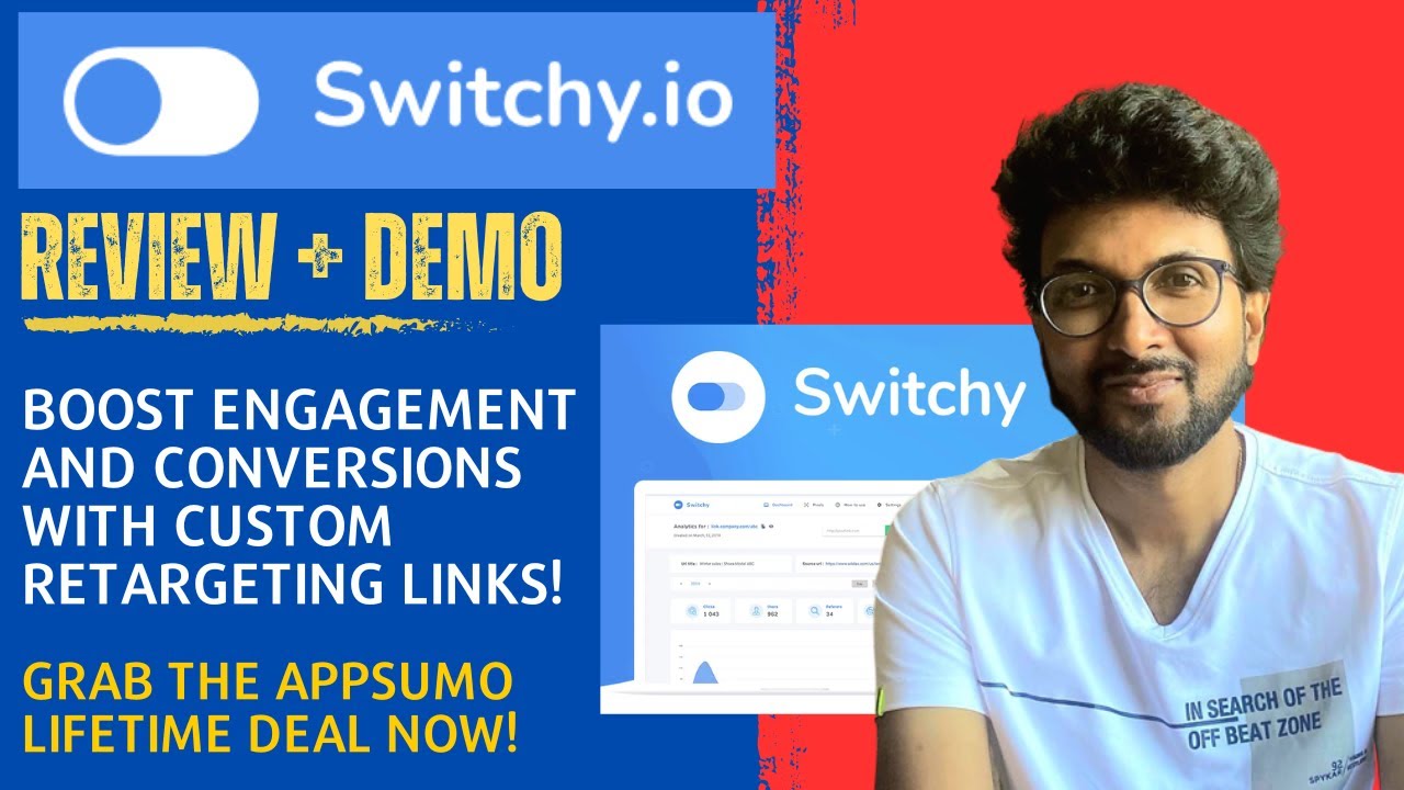 Switchy Review + Demo &ndash; Boost engagement and conversions with custom retargeting links!