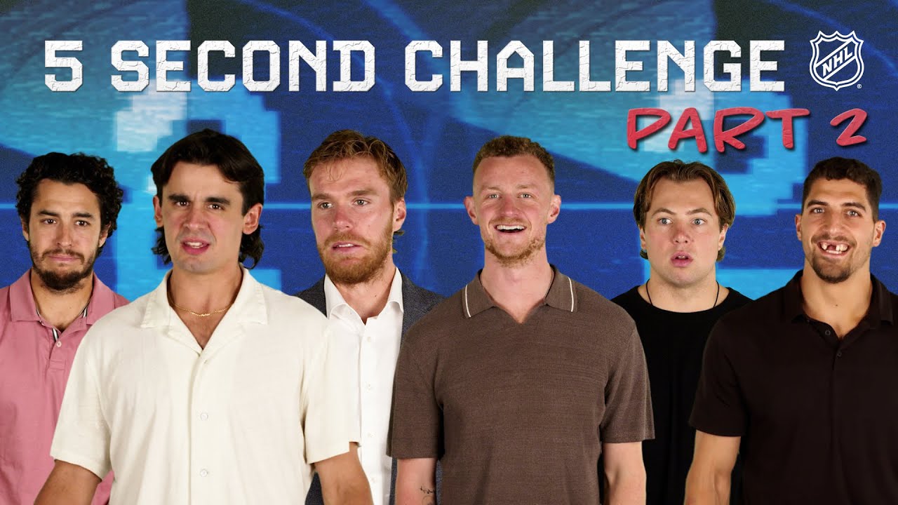 McDavid, Eichel, Bedard Take the Five Second Challenge!