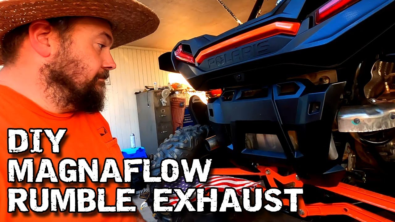 DIY Magnaflow Rumble Exhaust - Polaris RZR XP Turbo - WTF Garage 001