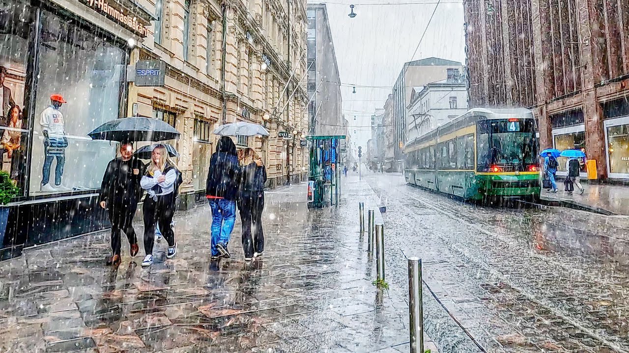 Дождливый летний день в Хельсинки 🌧️ ☔ 🇫🇮 Видеоблог о путешествиях по Финляндии