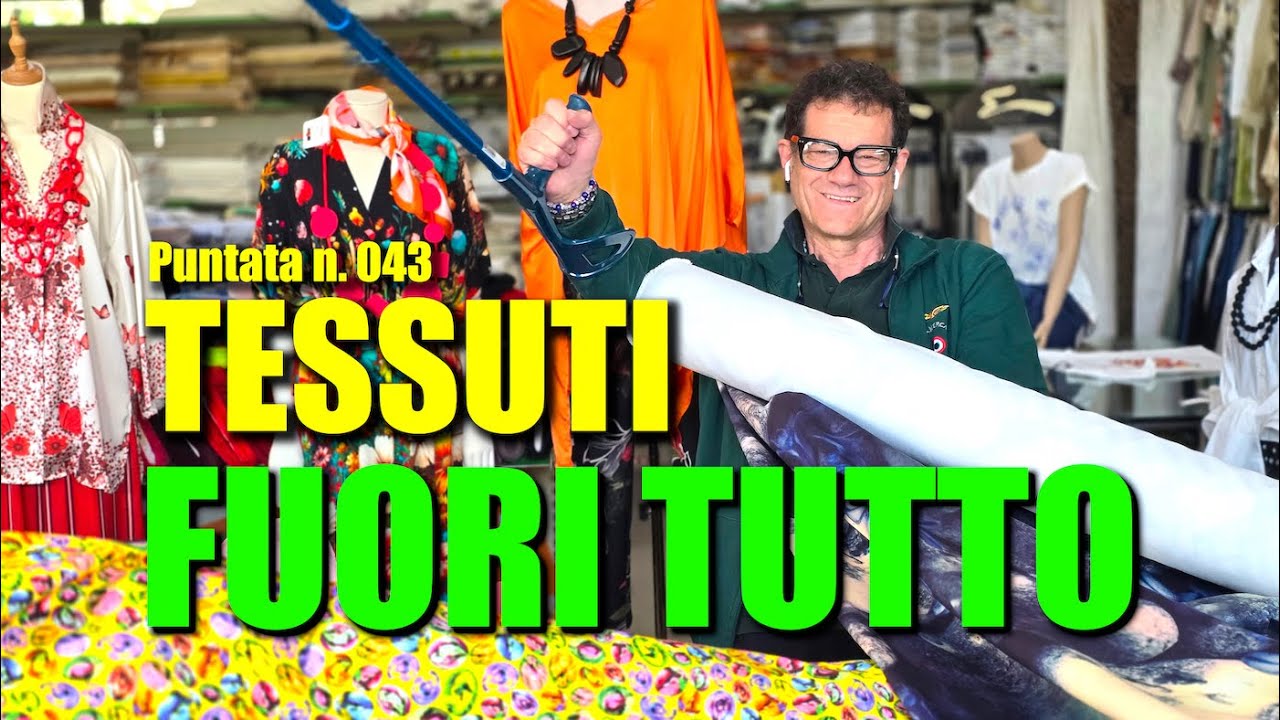 Festa del Tessuto A 4,90€ al metro ! 🇮🇹 GLI SCAMPOLI DEI F.LLI ANTONIOLI - Puntata N.043 🎥