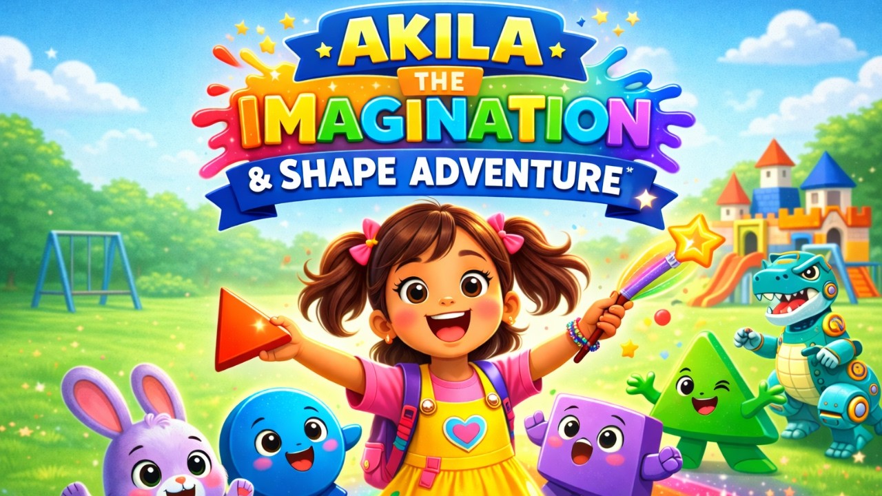 Akila Saves the Shape World || Imagination Story for Kids || Educational Kids Adventure