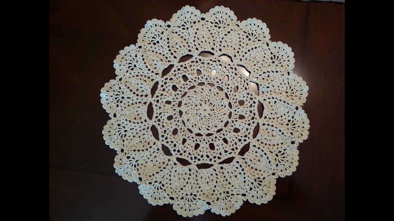 Crochet Doily - Mantilla Doily Part 1