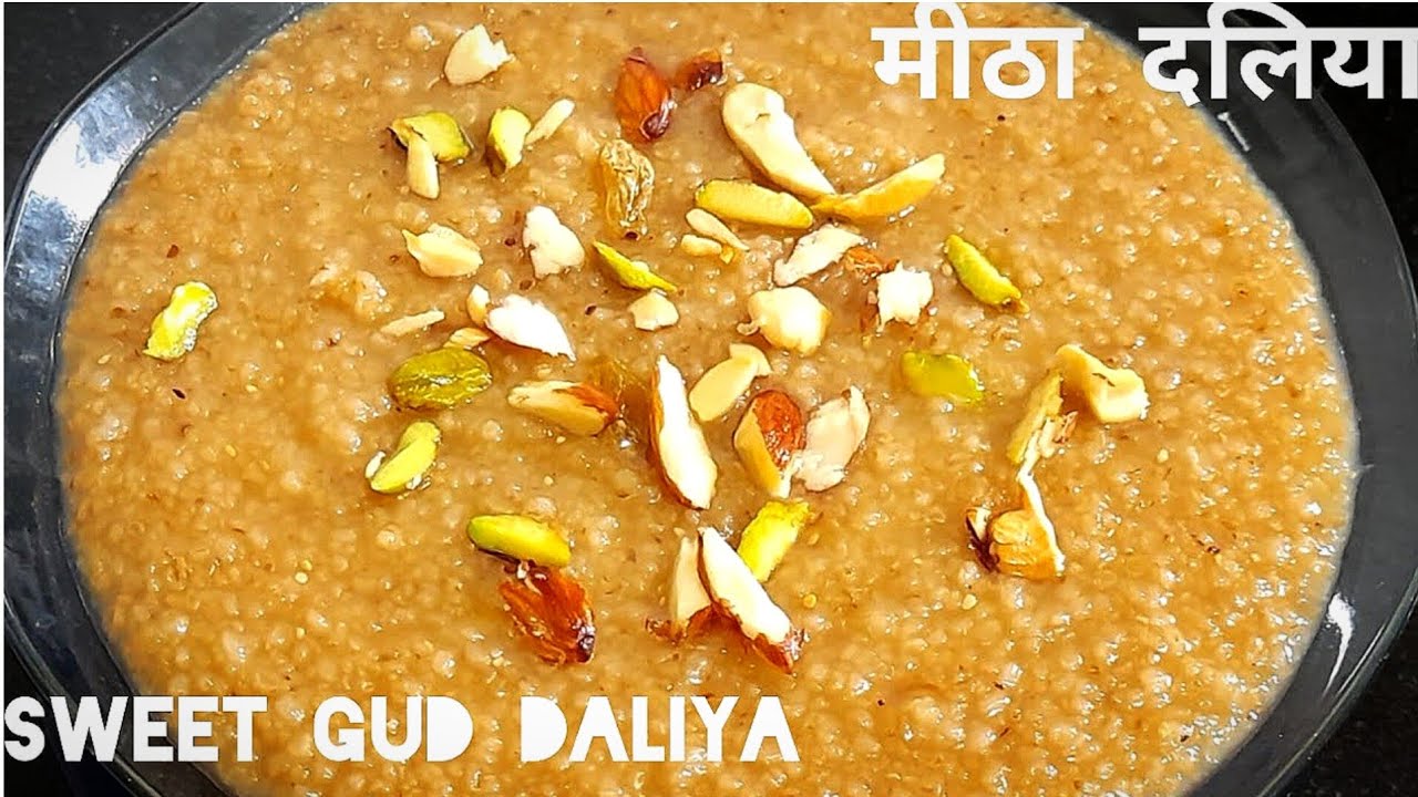 How to make jaggery Daliya | Healthy Jaggery Daliya for breakfast | Weight loss Daliya recipe|