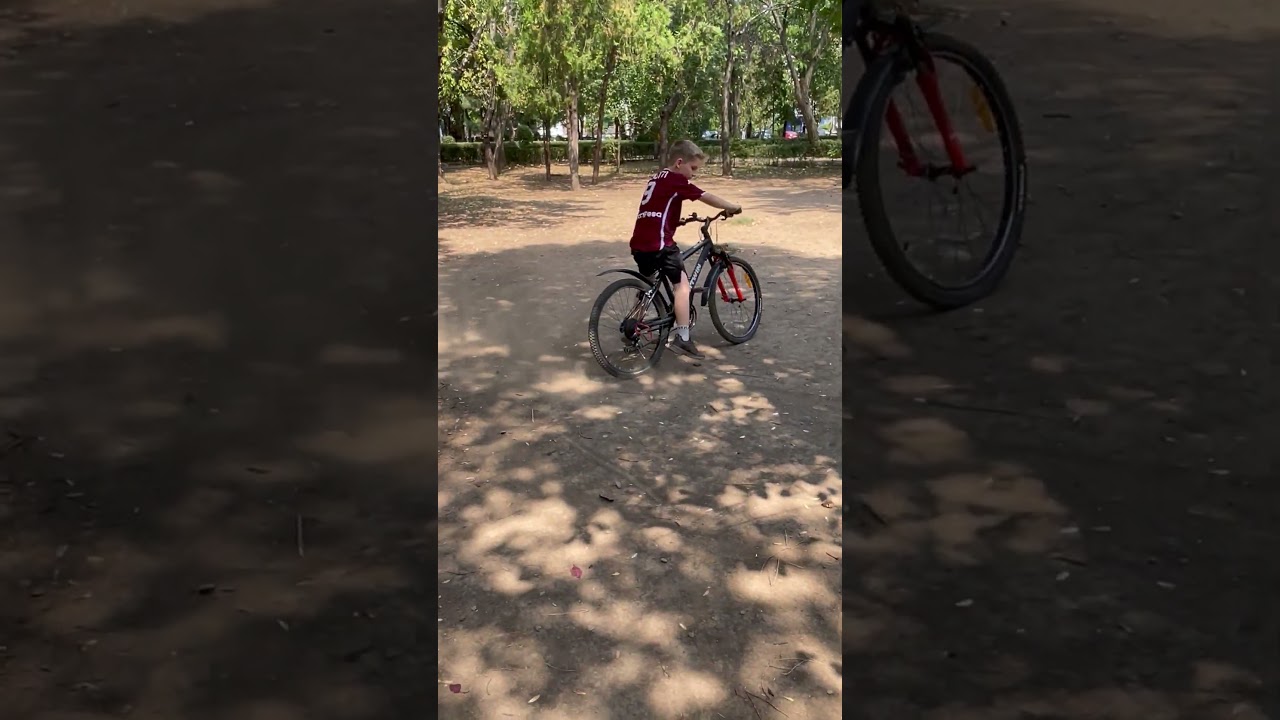 Drift in parc cu bicicleta rockrider 700 !!!!! #parc #bicicleta #rockrider