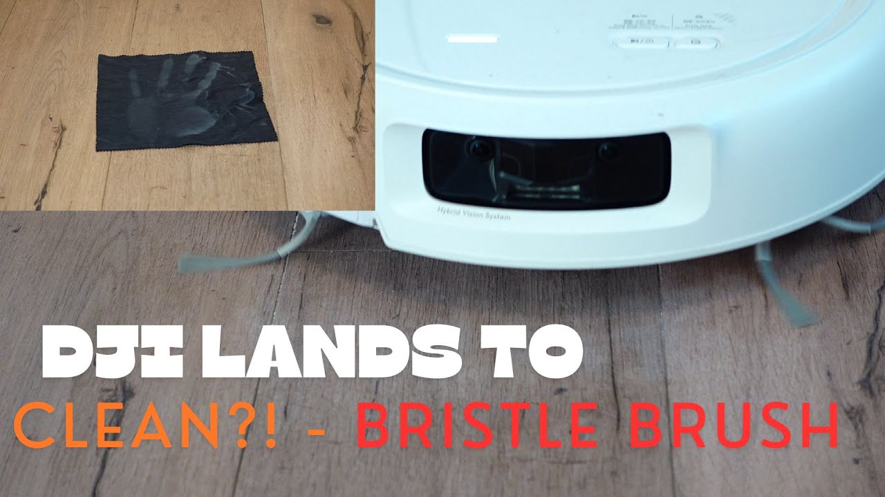 DJI Romo S - cleaning performance review  - BRISTLE BRUSH