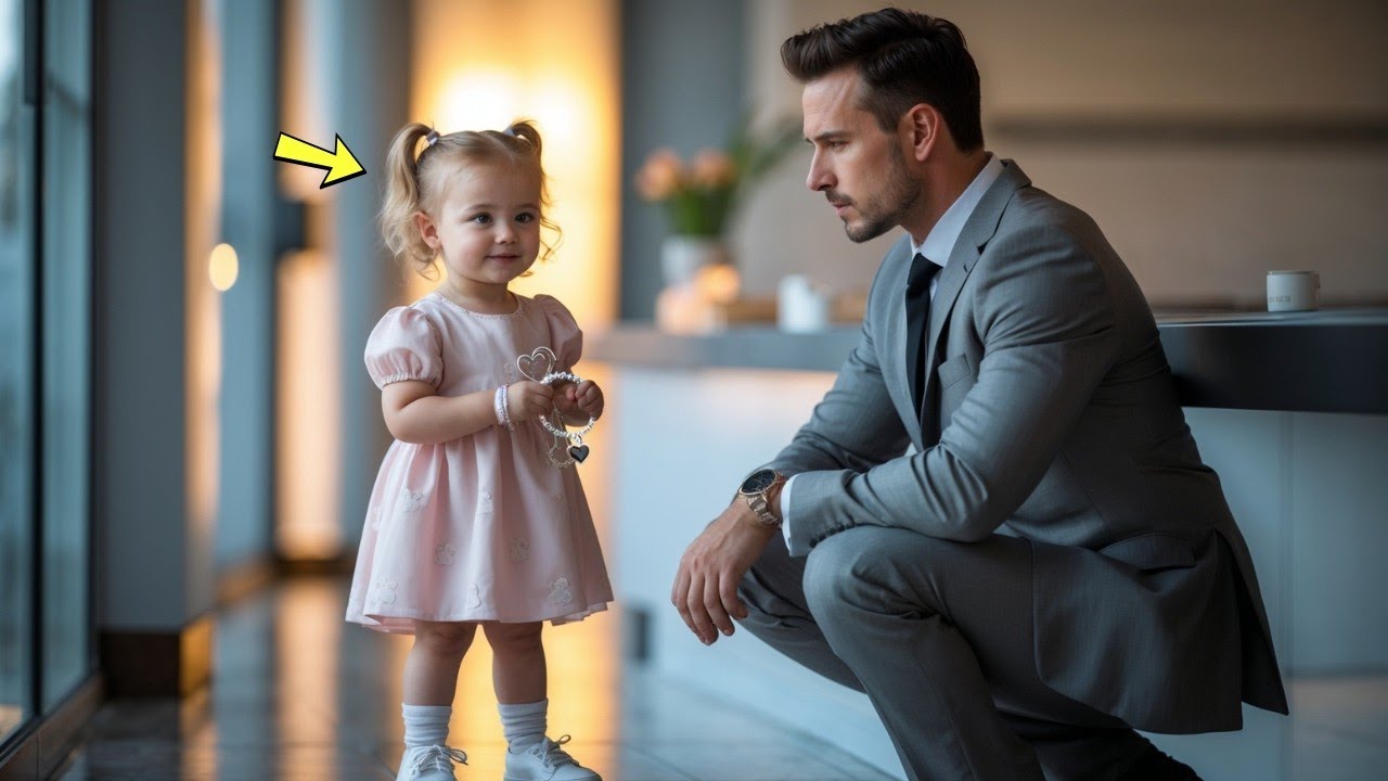 “You Dropped This, Sir” Said the Janitor’s Daughter—The CEO Froze When He Saw His Late Wife’s Locket