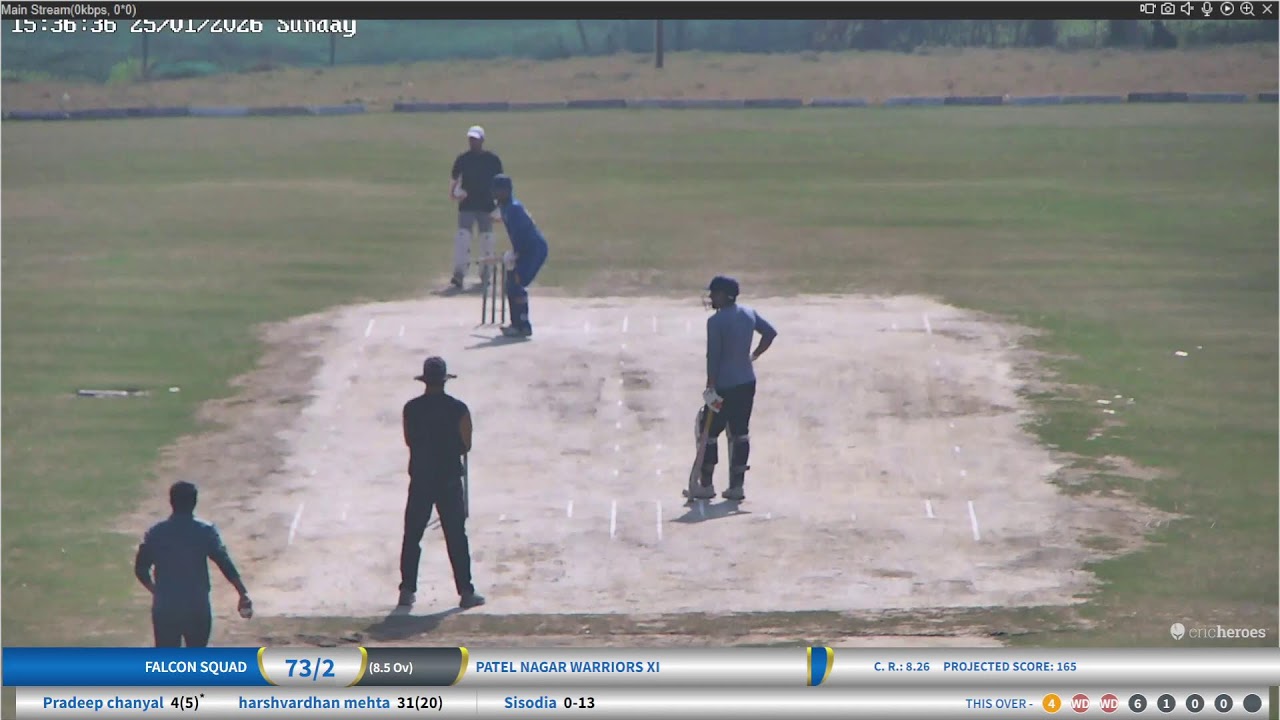 Falcon Squad Vs Patel Nagar Warriors XI