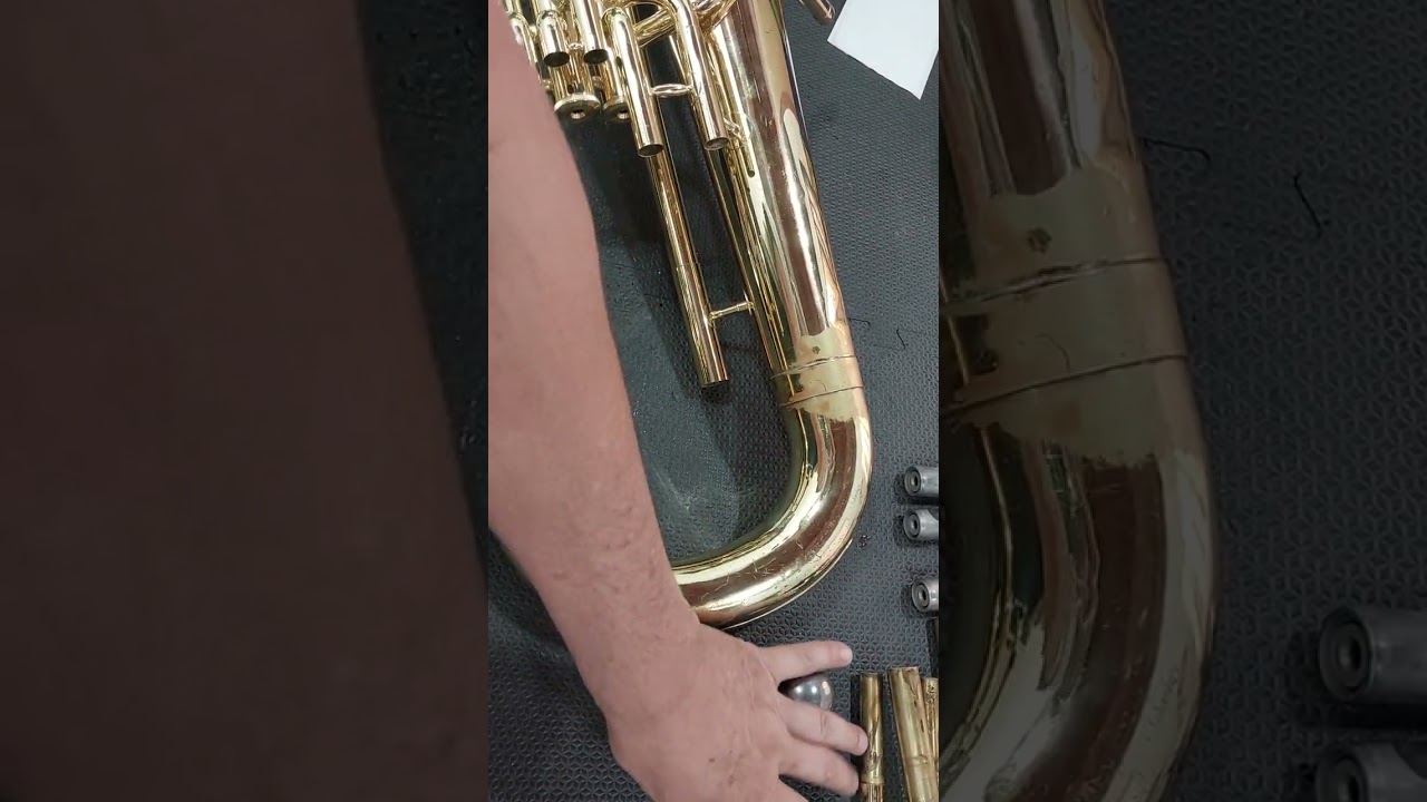 Como Desamassar Partes de Bombardino Yamaha Sem Desmontar