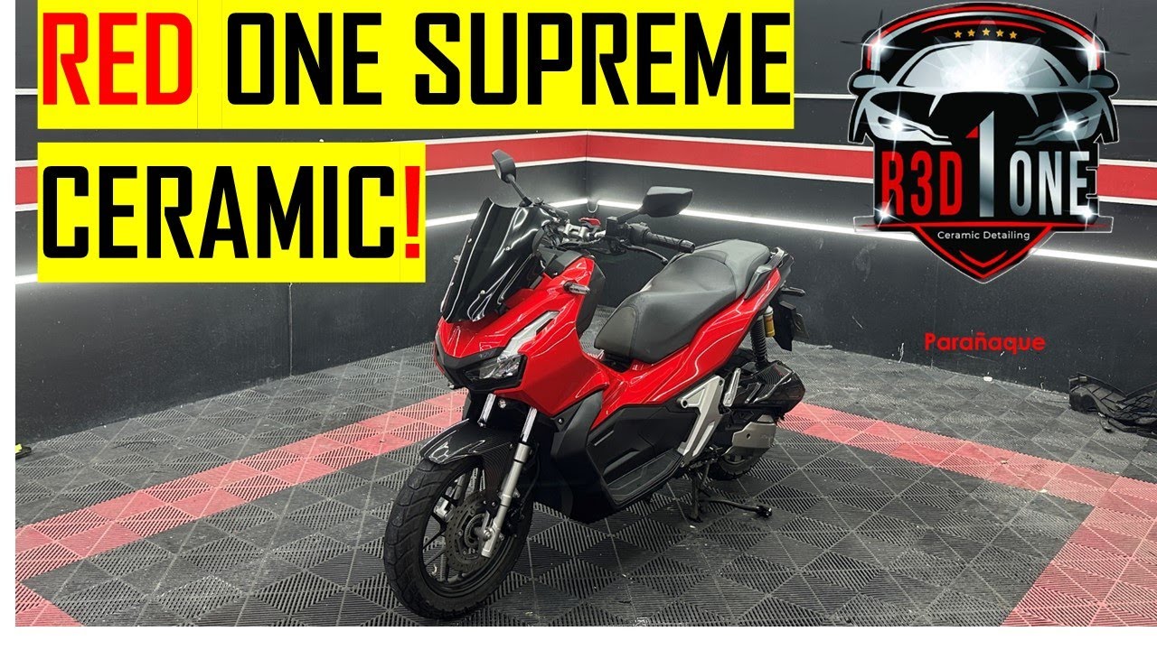 Honda ADV 150 Ceramic Coating | Red One Supreme Ceramic Coating | Graphene Coating