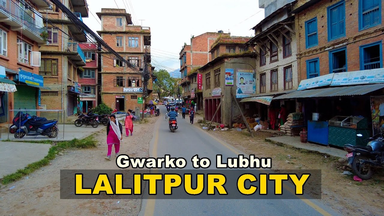 Ride in New DEVELOPED Area of LALITPUR City 4K🇳🇵 HDR - Gwarko to Lubhu - September 2023