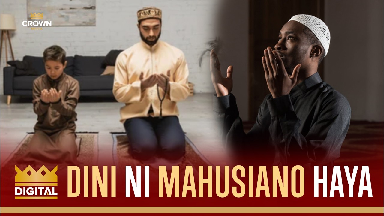 DINI NI MAHUSIANO YA MTU NA MUNGU, HAKUNA MTU ASIYEKUWA NA DINI