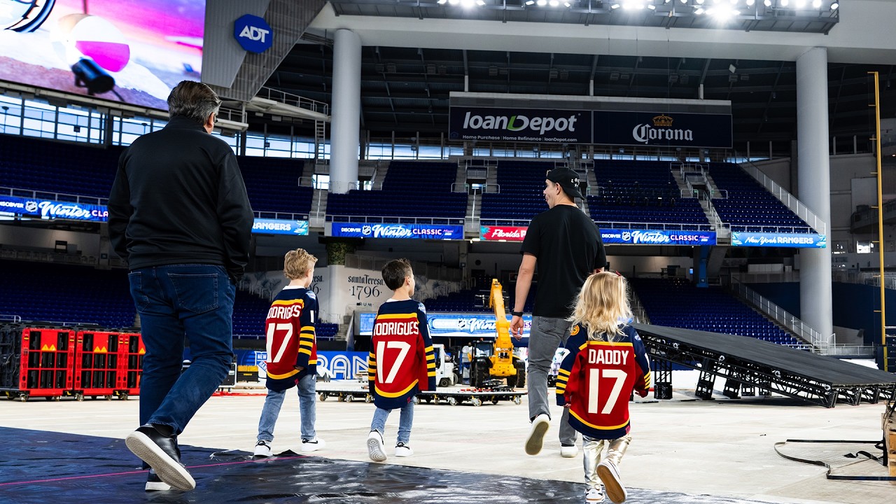 Miami Winter Classic Stadium Tour! 🌴❄️