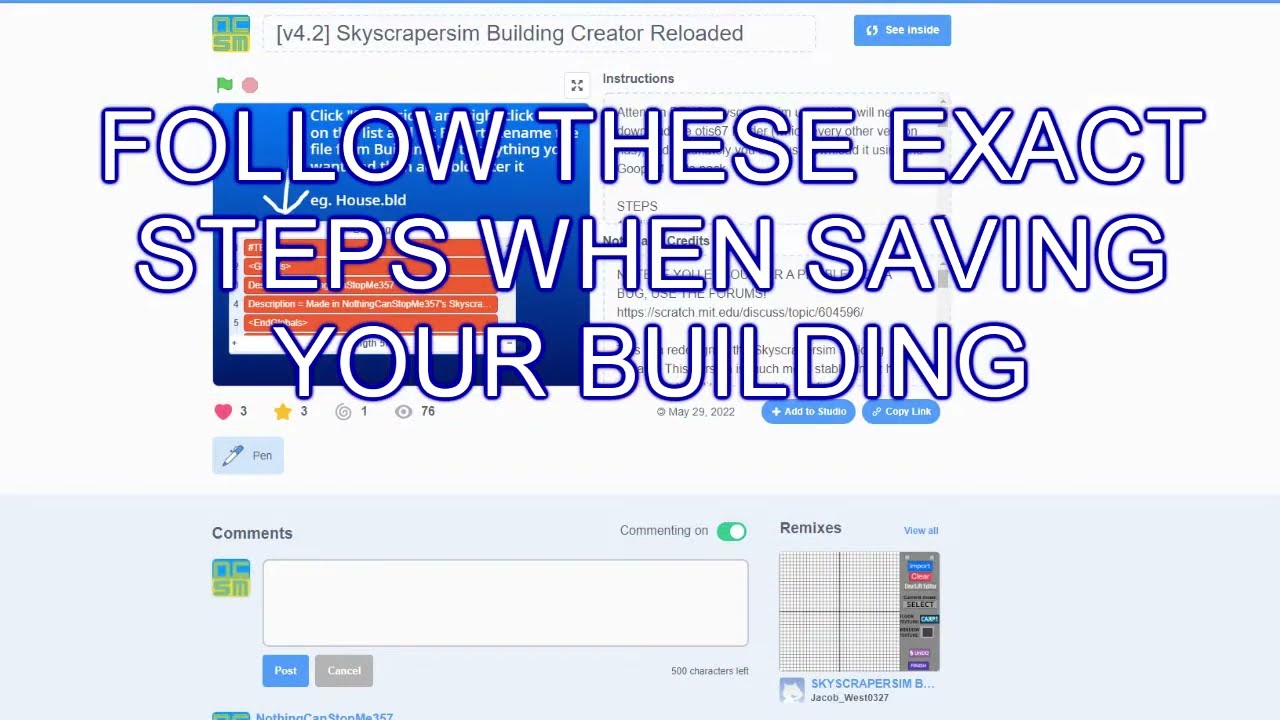 How to use Skyscrapersim Building Creator Reloaded tutorial
