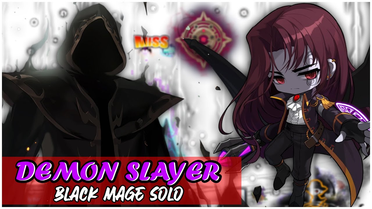 MapleStory Kronos Demon Slayer Black Mage Solo!