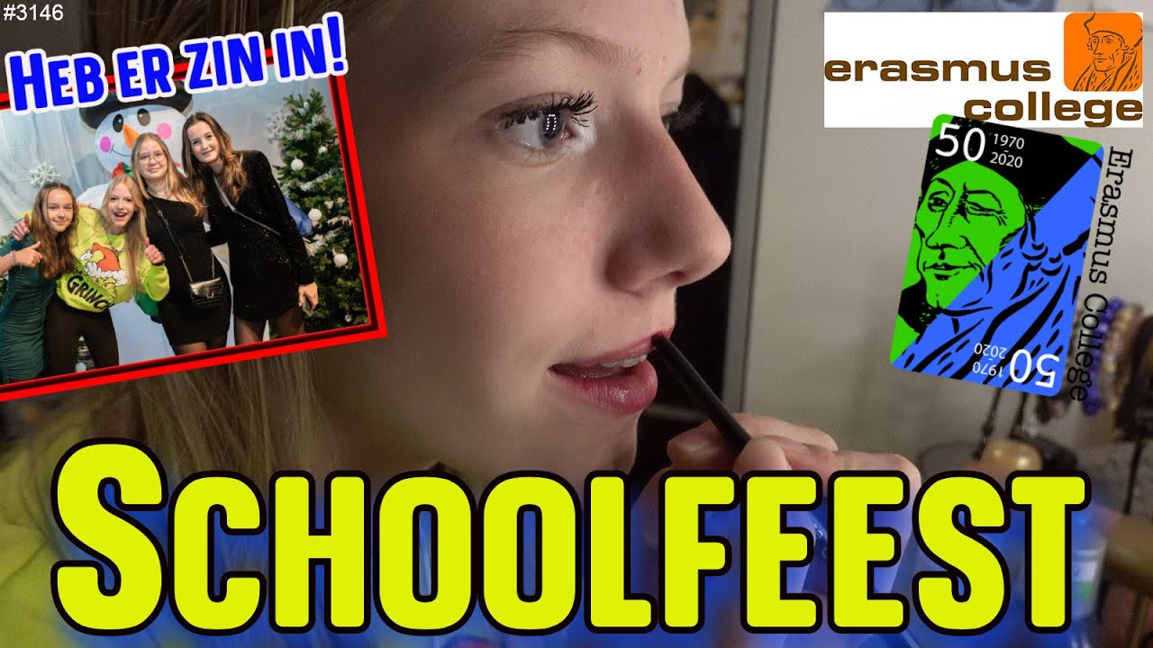 Vanavond naar het SCHOOLFEEST van het ERASMUS COLLEGE in Zoetermeer. Even mezelf OPMAKEN! #3146