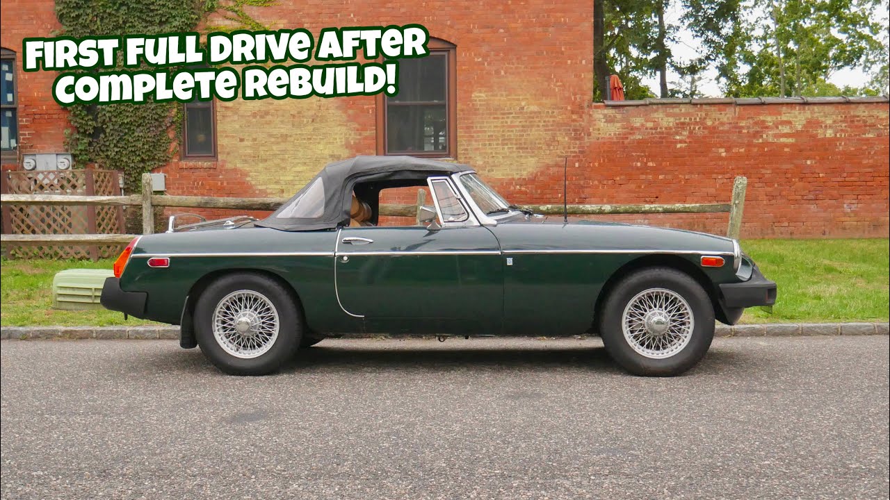My 1974 MGB Hits the STREET After Being off the Road for OVER 15 Years!