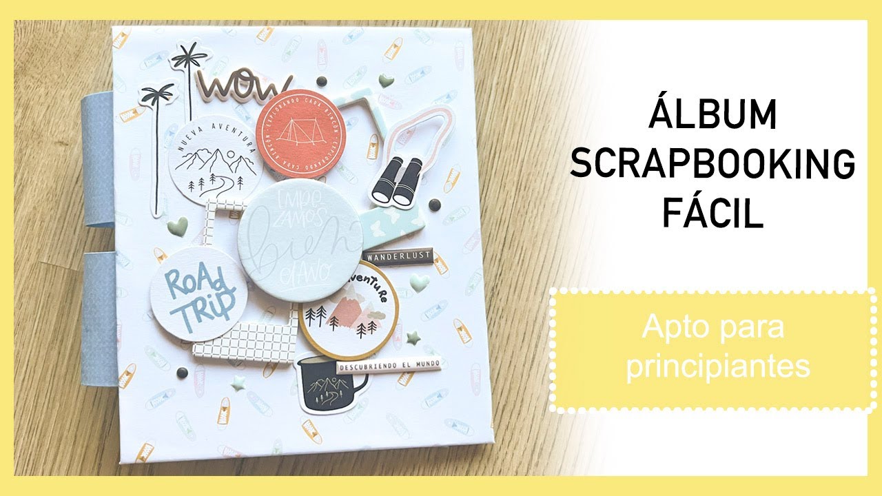 Mini &aacute;lbum SCRAPBOOKING f&aacute;cil - Apto para principiantes