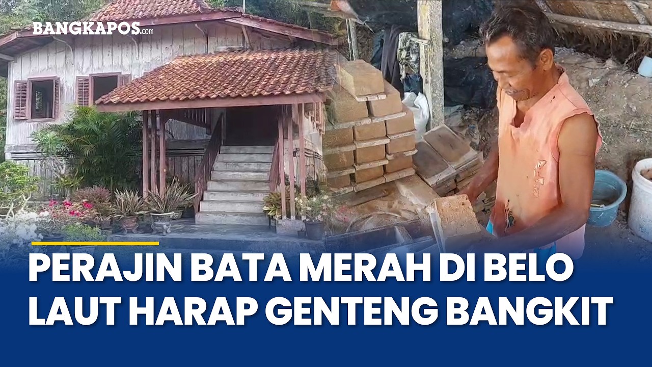 Dari Genteng ke Bata Merah, Suroto Menjaga Asa di Tengah Lesunya Pasar