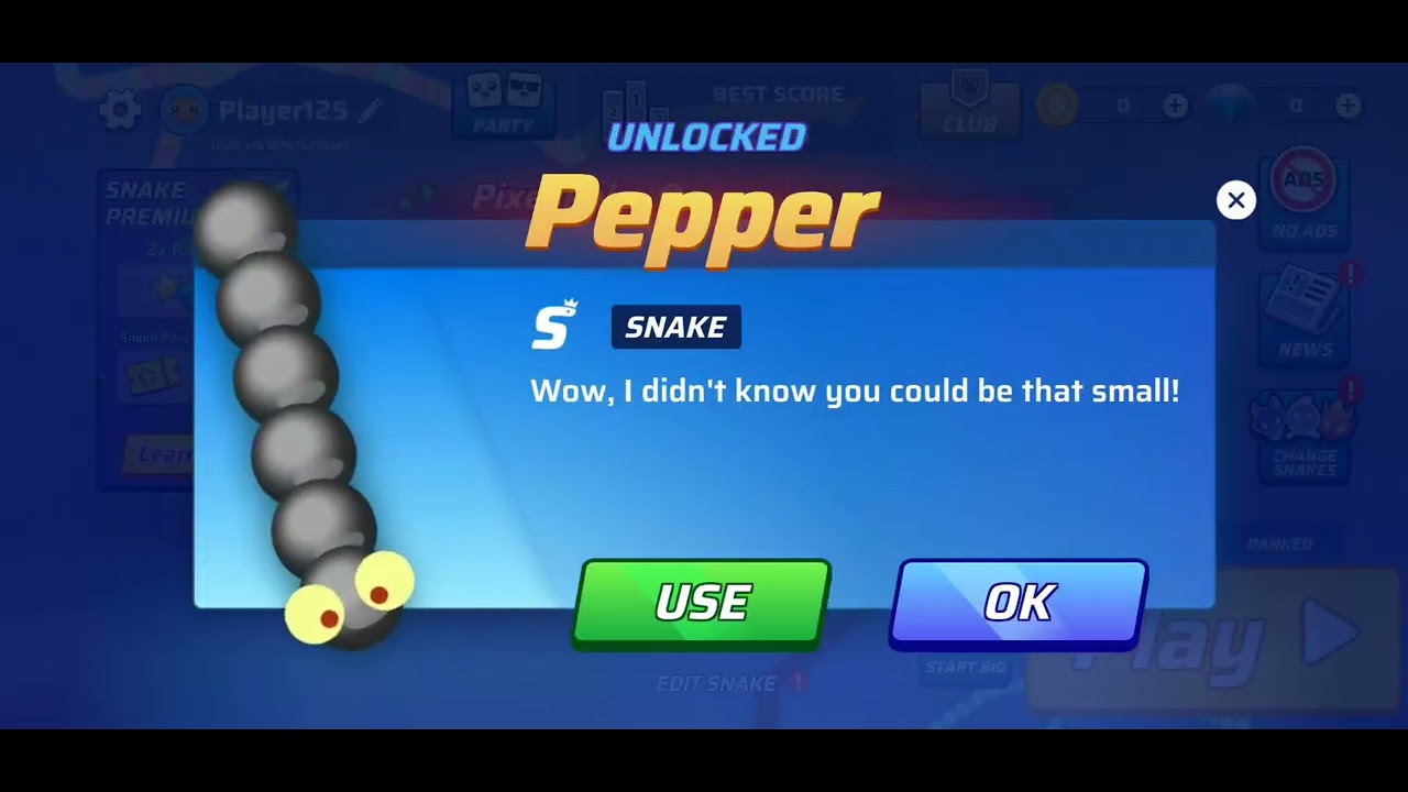 I played snake IO TODAY.THE MOBILE GAME