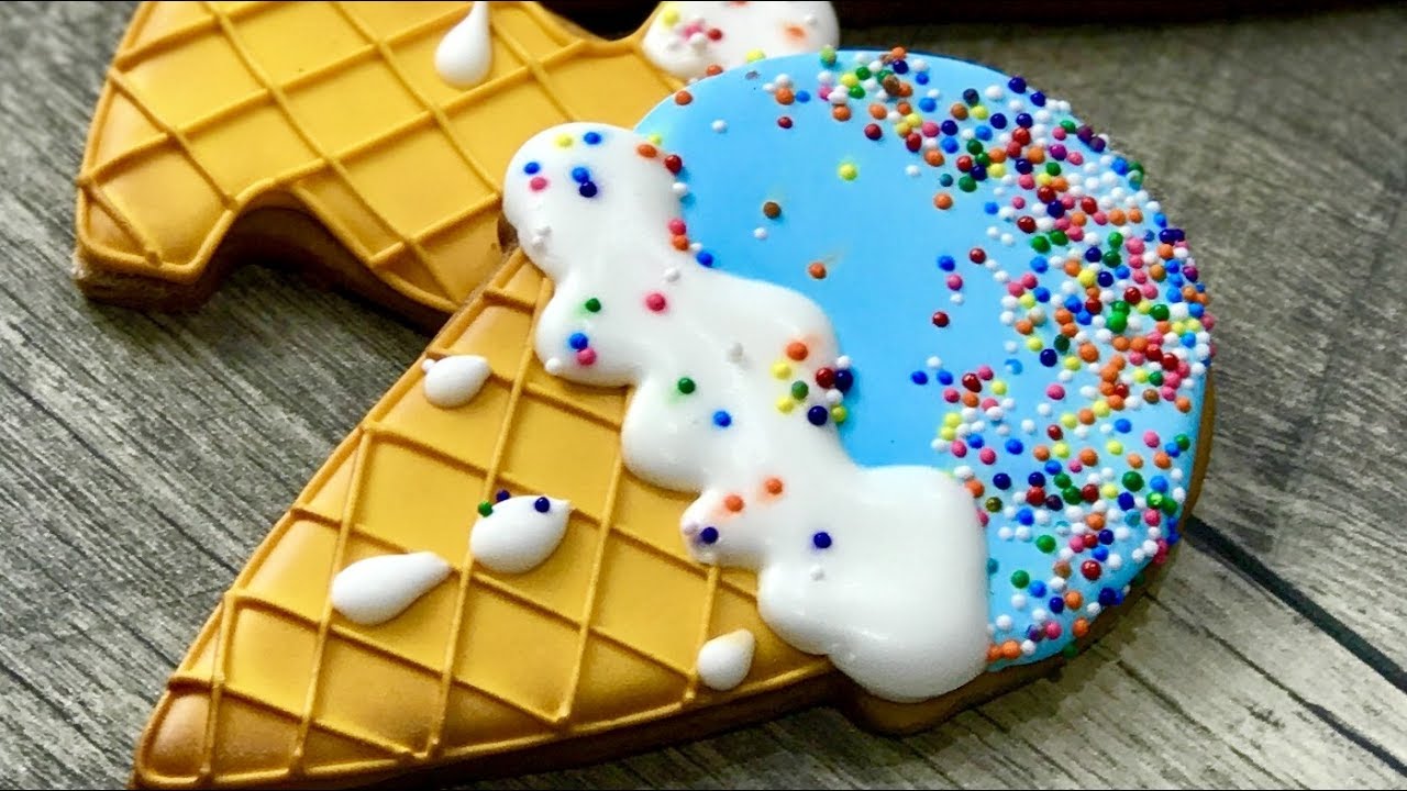 HOW TO DECORATE ICE CREAM COOKIE by TaleCookies