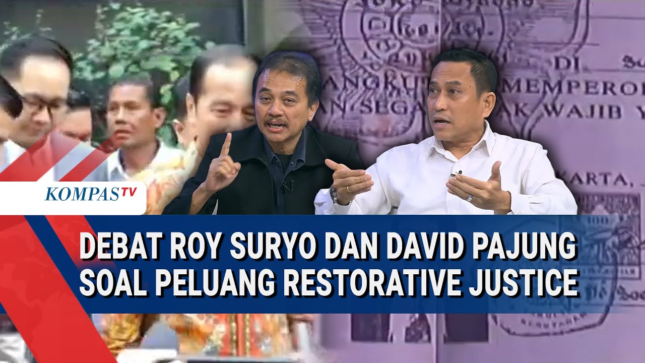 Debat Sengit Roy Suryo dan David Pajung soal Peluang Restorative Justice